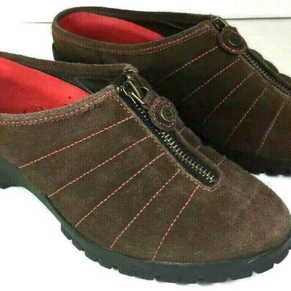 Cole Haan Brown Suede Mules Clogs Size US 6 B - Picture 4 of 8